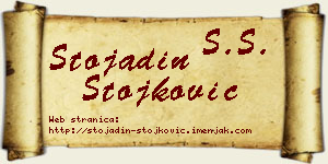Stojadin Stojković vizit kartica